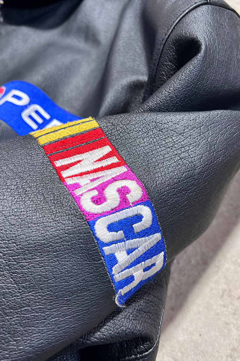 RACING LEATHER JACKET / BLACK	[SIZE: M USED]