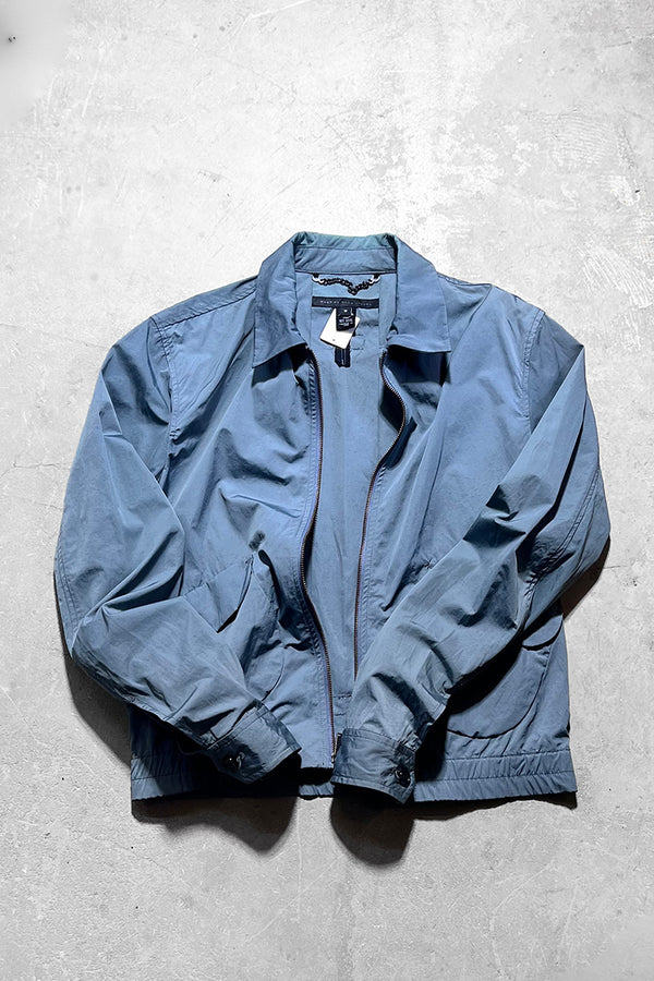 ZIP NYLON JACKET / GRAY [SIZE: M USED]