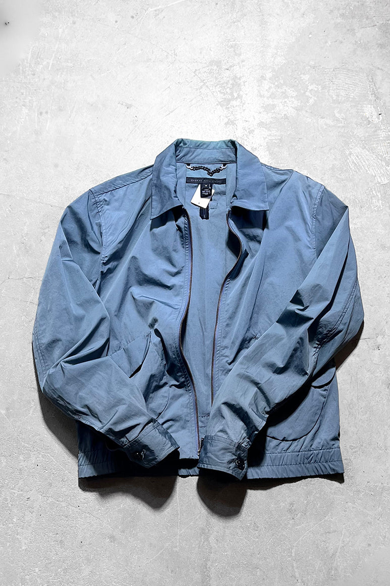ZIP NYLON JACKET / GRAY [SIZE: M USED]