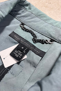ZIP NYLON JACKET / GRAY [SIZE: M USED]