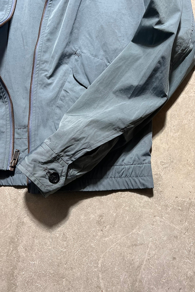 ZIP NYLON JACKET / GRAY [SIZE: M USED]