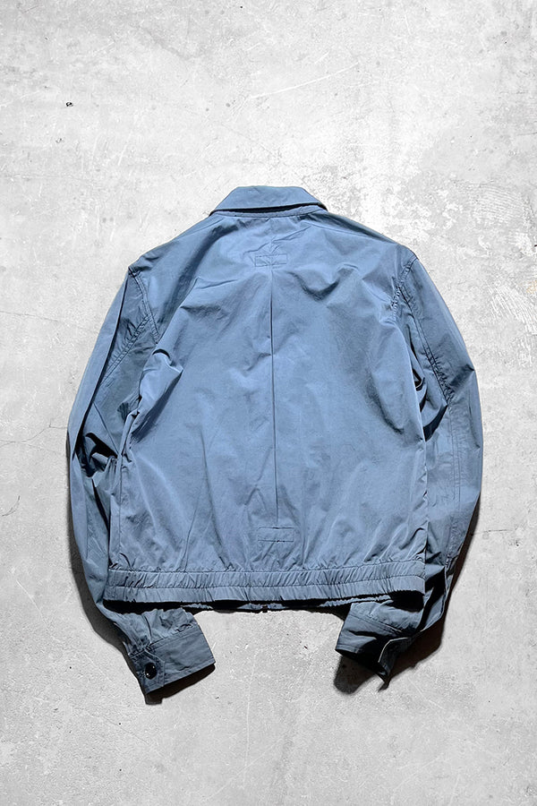 ZIP NYLON JACKET / GRAY [SIZE: M USED]