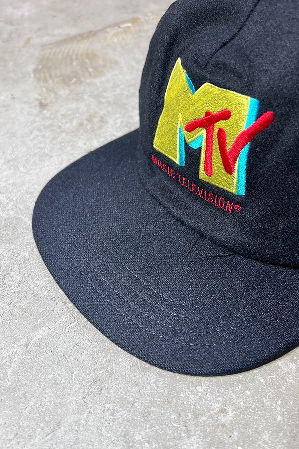 MADE IN USA 90'S WOOL CAP / BLACK [ONE SIZE USED]
