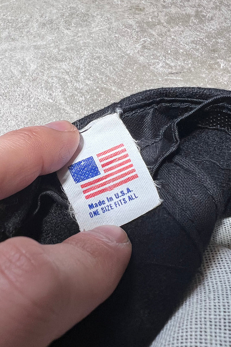 MADE IN USA 90'S WOOL CAP / BLACK [ONE SIZE USED]