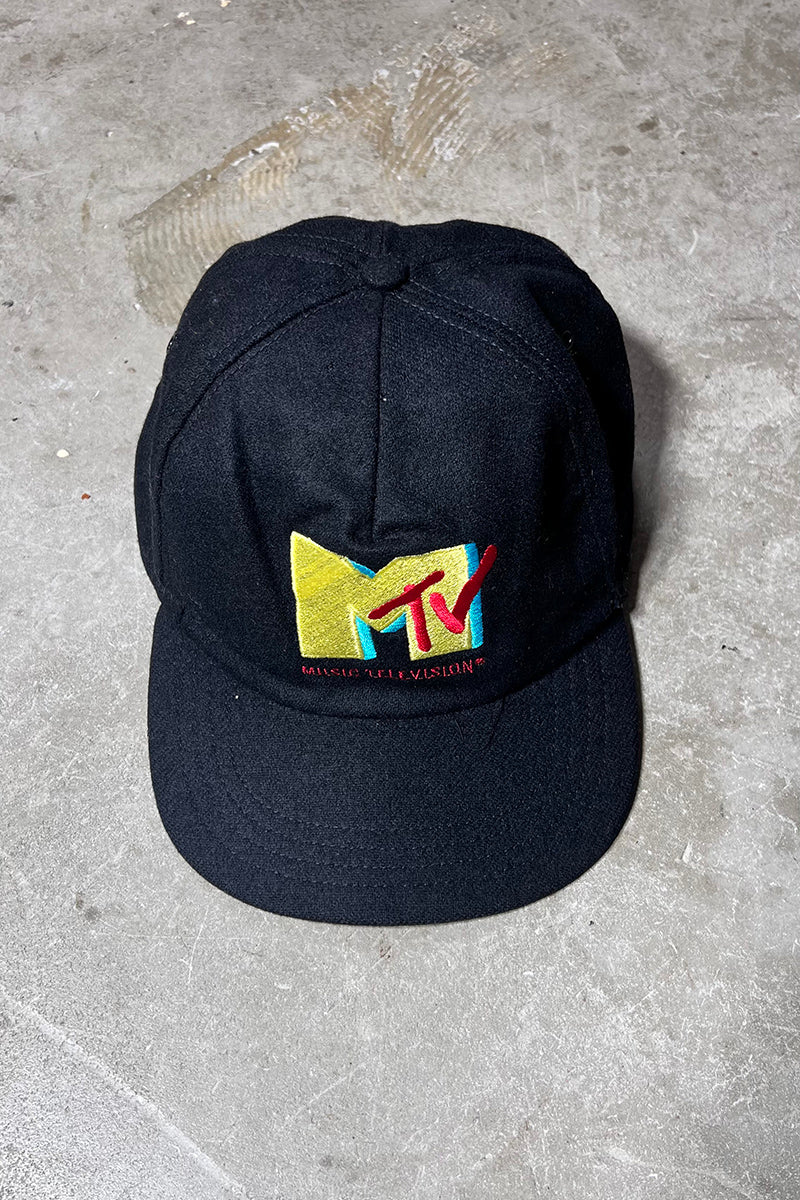 MADE IN USA 90'S WOOL CAP / BLACK [ONE SIZE USED]