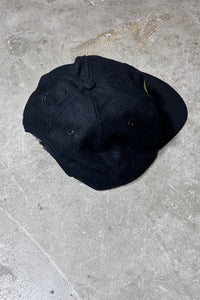 MADE IN USA 90'S WOOL CAP  / BLACK [ONE SIZE USED]