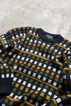 画像をギャラリービューアに読み込む, MADE IN USA 90&#39;S ACRYLIC KNIT SWEATER / BLACK [SIZE: L DEADSTOCK/NOS]
