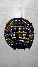 画像をギャラリービューアに読み込む, MADE IN USA 90&#39;S ACRYLIC KNIT SWEATER / BLACK [SIZE: L DEADSTOCK/NOS]
