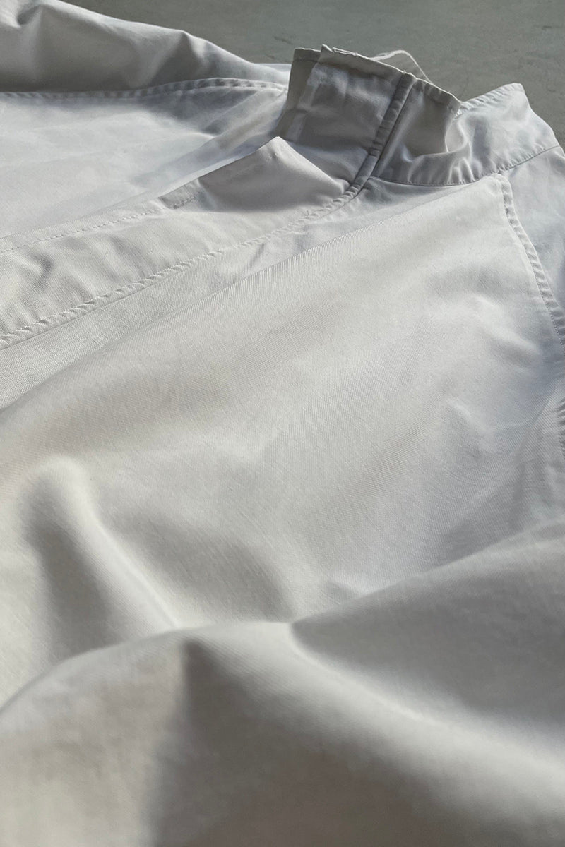 ZIP UP COTTON JACKET / WHITE [SIZE: XL USED]