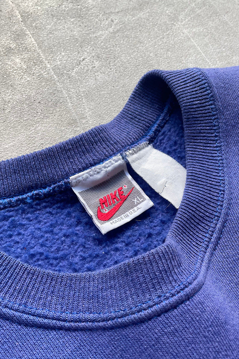 MADE IN USA 90'S LOGO SWEATSHIRT / PURPLE [SIZE: XL USED]