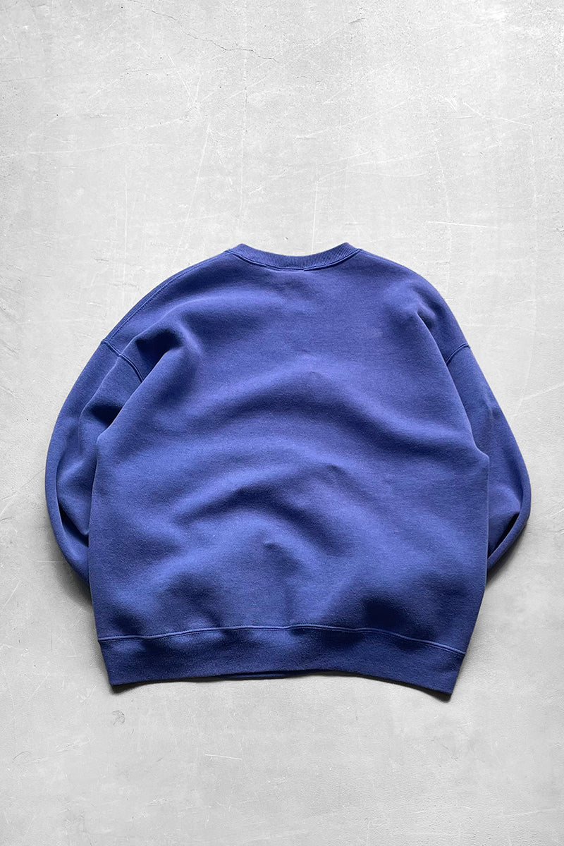 MADE IN USA 90'S LOGO SWEATSHIRT / PURPLE [SIZE: XL USED]
