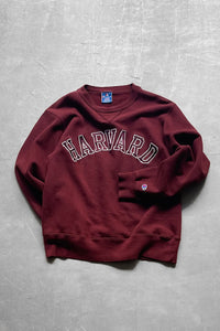 MADE IN USA 90'S HARVARD SWEATSHIRT / WINE [SIZE: M USED]