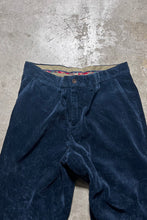 画像をギャラリービューアに読み込む, 90&#39;S COURDUROY PRESTON PANTS / NAVY [SIZE: W33 USED]
