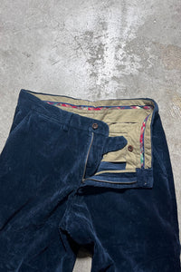 90'S COURDUROY PRESTON PANTS / NAVY [SIZE: W33 USED]