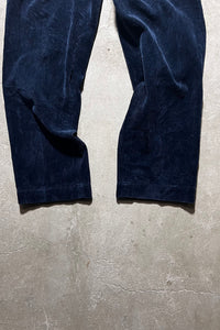 90'S COURDUROY PRESTON PANTS / NAVY [SIZE: W33 USED]