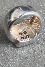 画像をギャラリービューアに読み込む, MADE IN ITALY 925 SILVER RING W/RED STONE / SILVER [SIZE: 15.5号相当 USED]
