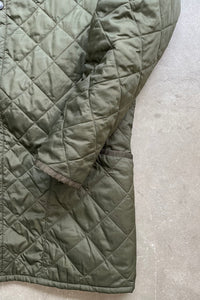 NYLON QUILTING JACKET / KHAKI [SIZE: M USED]