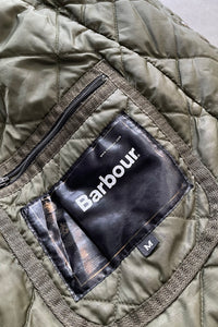 NYLON QUILTING JACKET / KHAKI [SIZE: M USED]