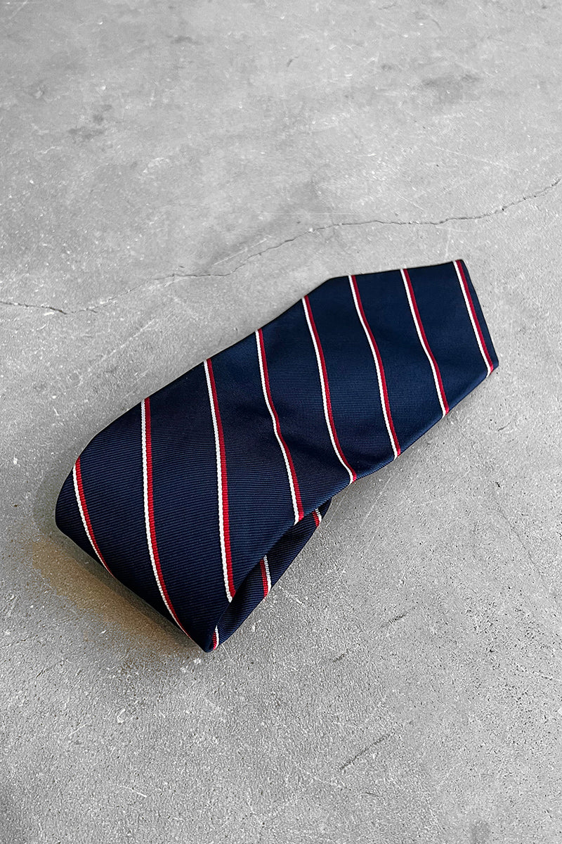 MADE IN USA 90'S NECK-TIE / NAVY [SIZE: O/S USED]