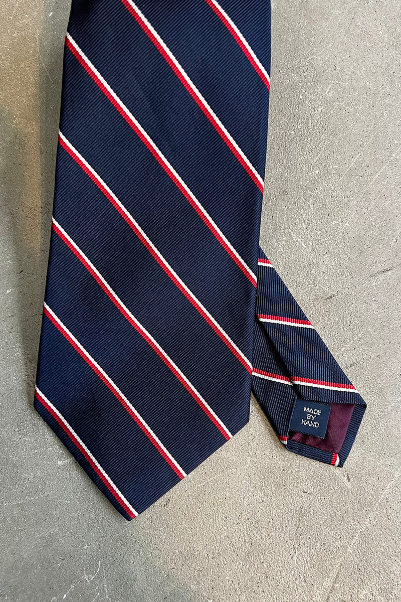 MADE IN USA 90'S NECK-TIE / NAVY [SIZE: O/S USED]