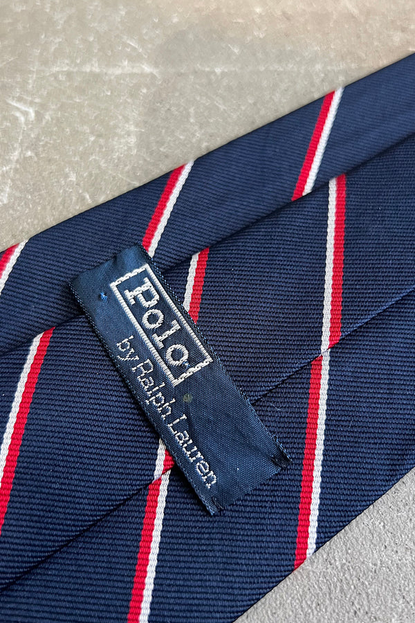 MADE IN USA 90'S NECK-TIE / NAVY [SIZE: O/S USED]