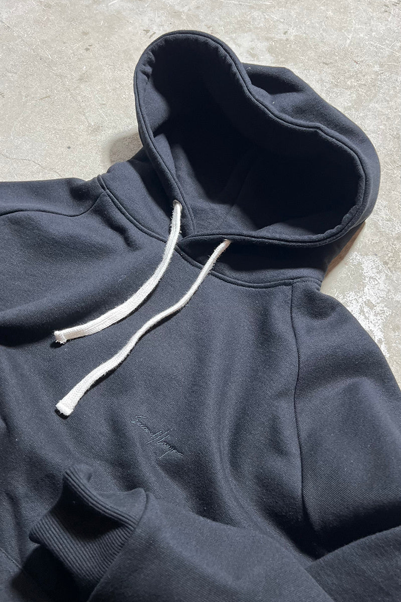 HOODIE SWEATSHIRT / BLACK [SIZE: S DEADSTOCK/NOS]