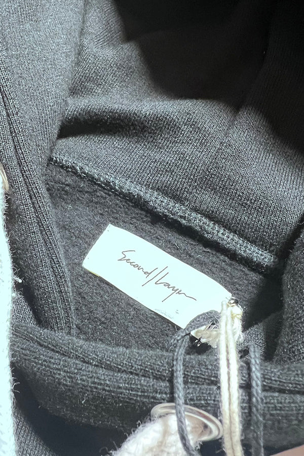 HOODIE SWEATSHIRT / BLACK [SIZE: S DEADSTOCK/NOS]