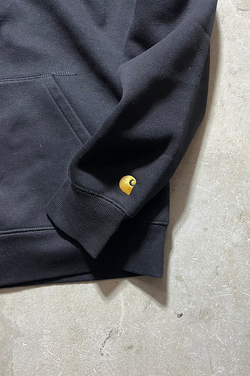 RAGLAN SLEEVE SWEAT HOODIE / BLACK [SIZE: S USED]
