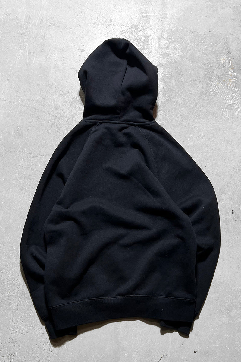 RAGLAN SLEEVE SWEAT HOODIE / BLACK [SIZE: S USED]