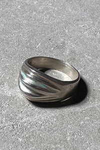 925 SILVER RING / SILVER [SIZE: 20.5号相当 USED]