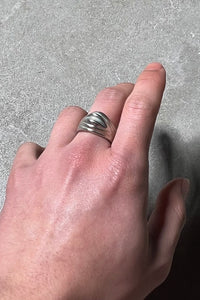 925 SILVER RING / SILVER [SIZE: 20.5号相当 USED]