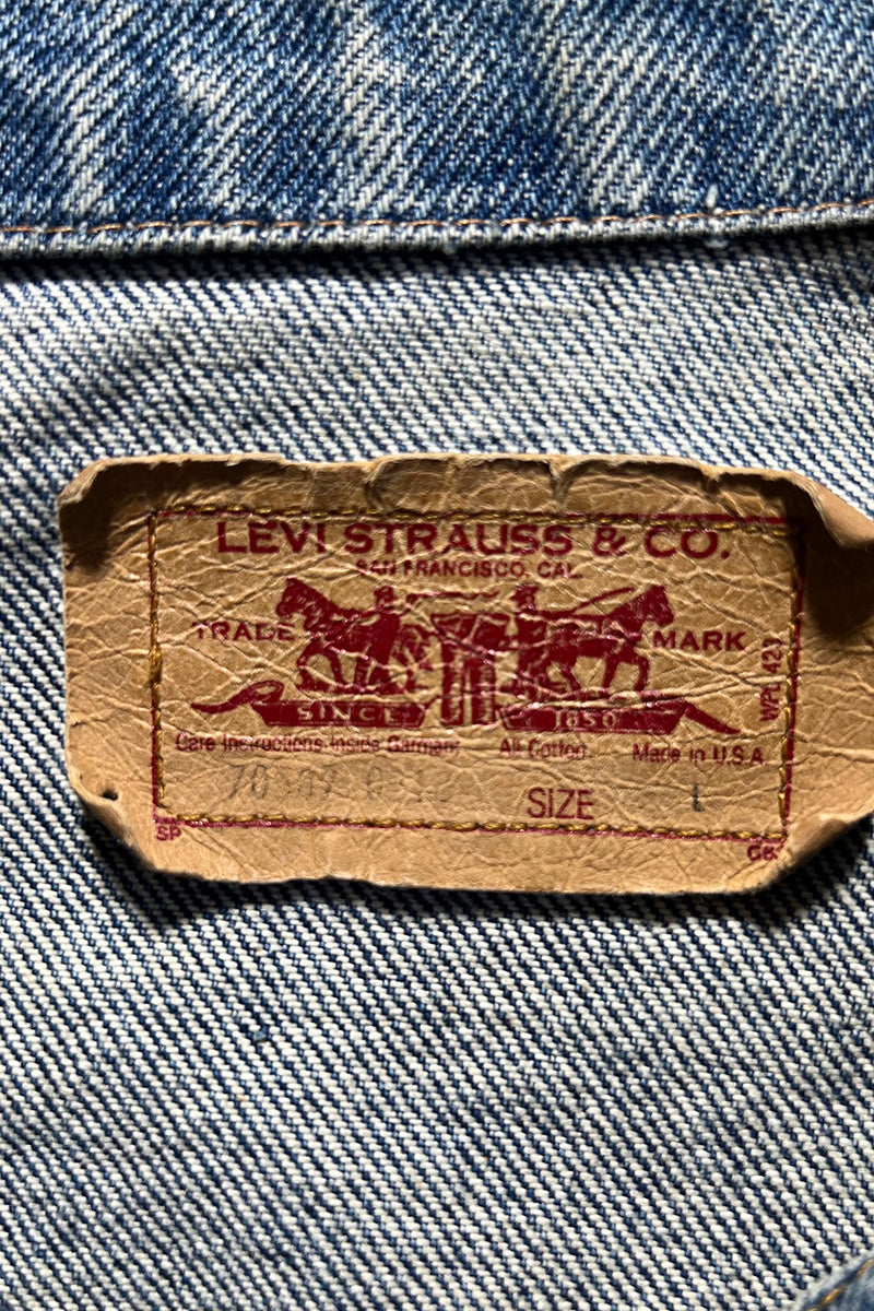 MADE IN USA 90'S 70507 DENIM JACKET / INDIGO [SIZE: L USED]
