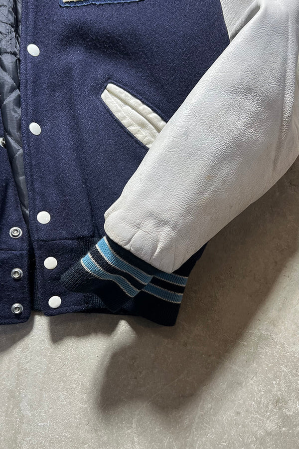 MADE IN USA 98'S STADIUM JACKET / NAVY [SIZE: M USED]