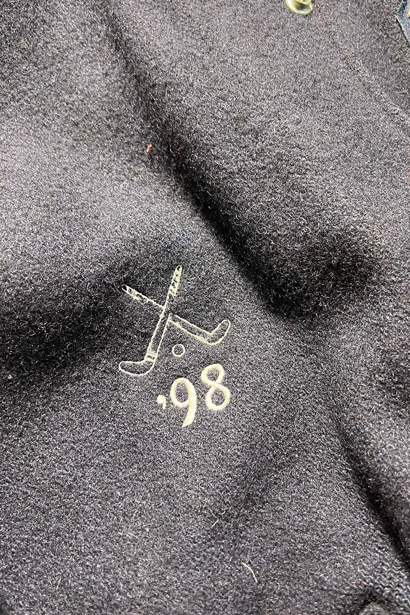MADE IN USA 98'S STADIUM JACKET / NAVY [SIZE: M USED]