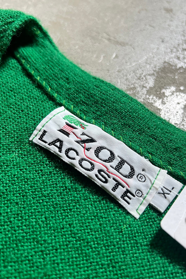 MADE IN USA 70'S CARDIGAN / GREEN [SIZE: XL USED]