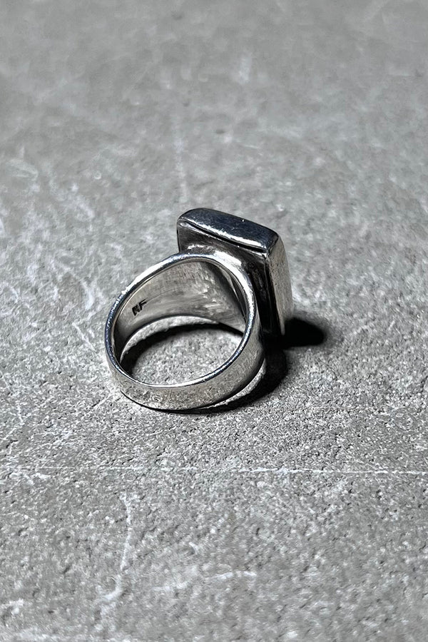 925 SILVER RING / SILVER [SIZE: Equivalent to JP 10.5 USED]