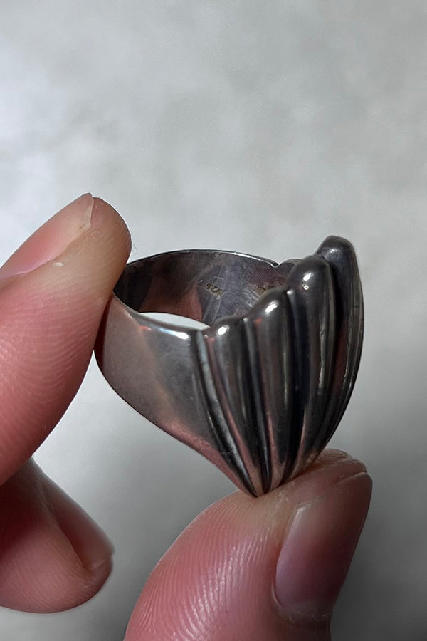925 SILVER RING / SILVER [SIZE: Equivalent to JP size 12.5 USED]