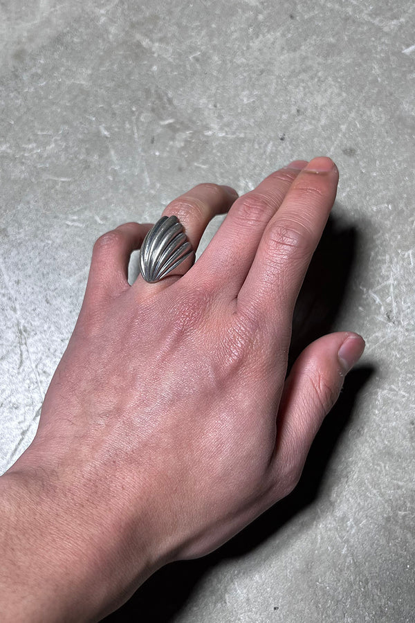 925 SILVER RING / SILVER [SIZE: Equivalent to JP size 12.5 USED]