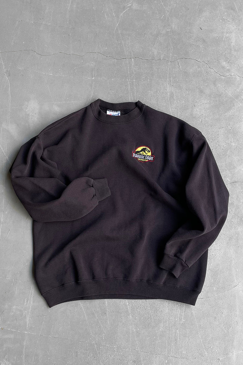 MADE IN USA 90'S JURASSIC PARK MOVIE SWEATSHIRT / BLACK [SIZE: XL USED]