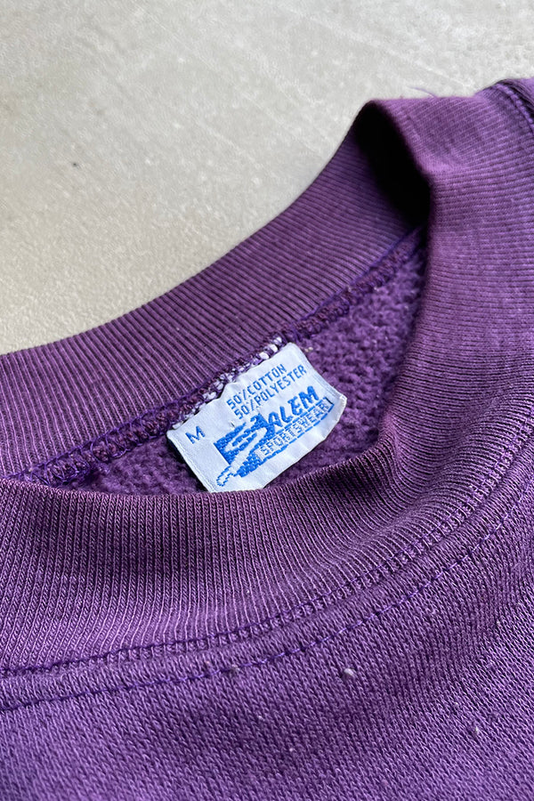 MADE IN USA 90'S NBA LAKERS MAGIC JOHNSON SWEATSHIRT / PURPLE [SIZE: M USED]