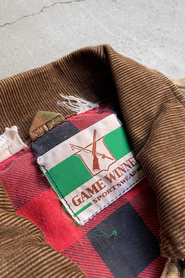 70'S HUNTING DUCK HUNT CAMO JACKET / CAMO [SIZE: M USED]