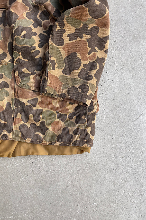 70'S HUNTING DUCK HUNT CAMO JACKET / CAMO [SIZE: M USED]