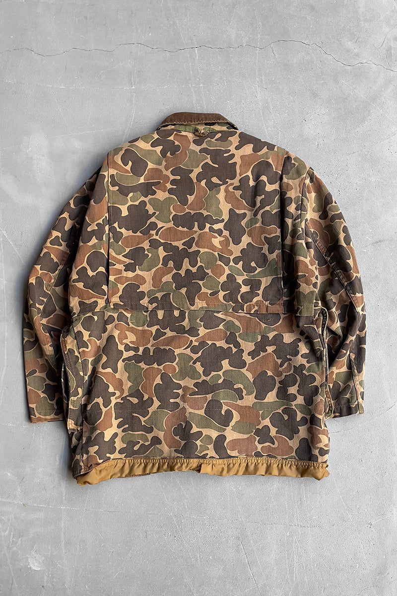 70'S HUNTING DUCK HUNT CAMO JACKET / CAMO [SIZE: M USED]