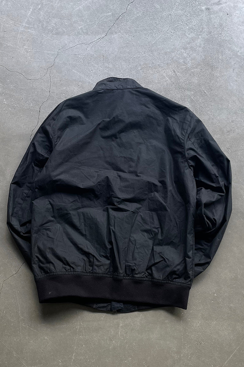 MADE IN MOLDOVA 18'S LIGHTWEIGHT WAX JACKET / BLACK [SIZE: M USED]