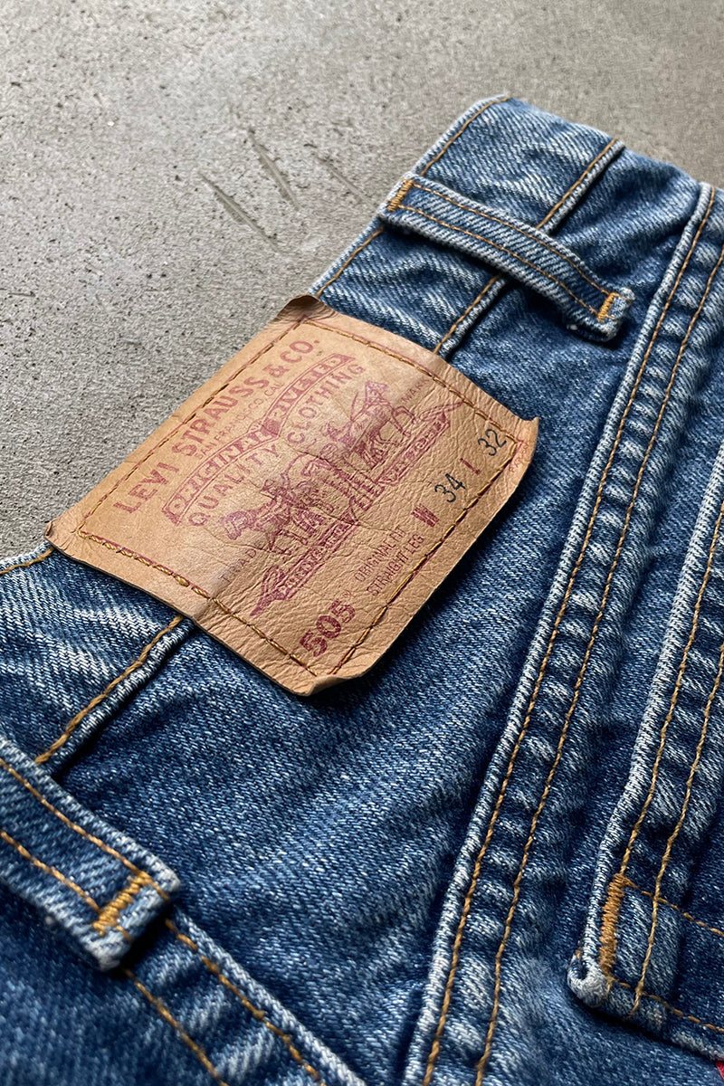 MADE IN CANADA 07'S 505 DENIM PANTS / INDIGO [SIZE: 34 USED]