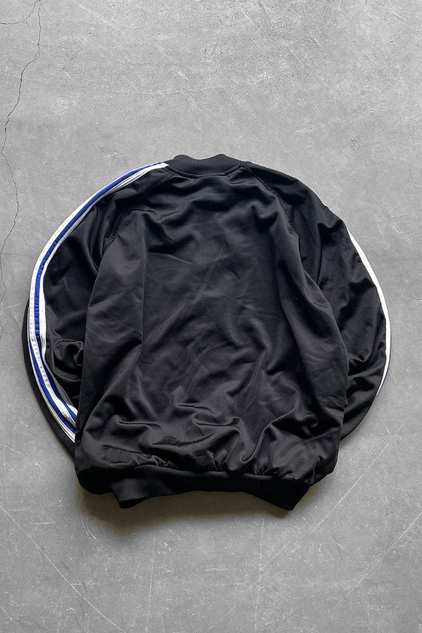 90'S RAGLAN SLEEVE TRACK JACKET / BLACK [SIZE: S USED]