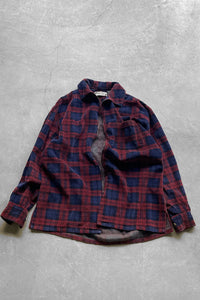 90'S ZIP CORDUROY JACKET / CHECK [SIZE: M USED]