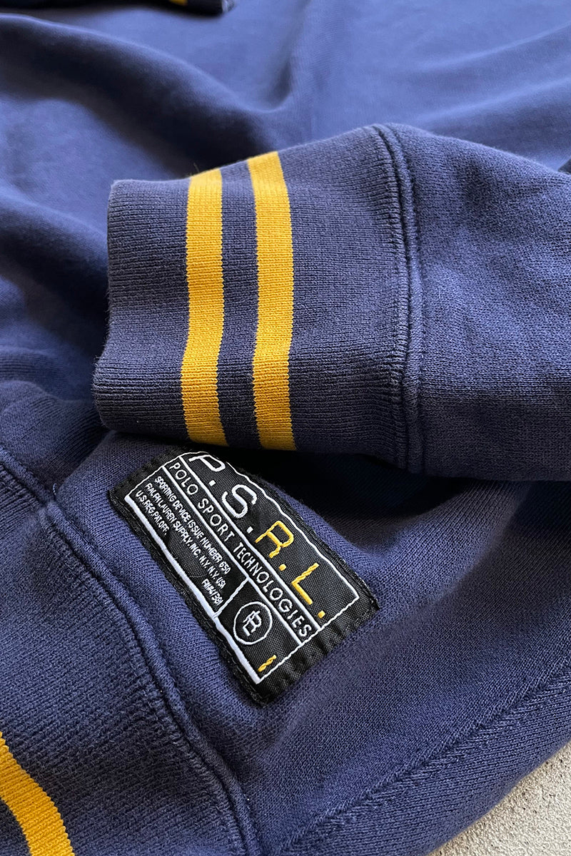 90'S EXCLUSIVE DECORATION SWEATSHIRT / NAVY [SIZE: L USED]
