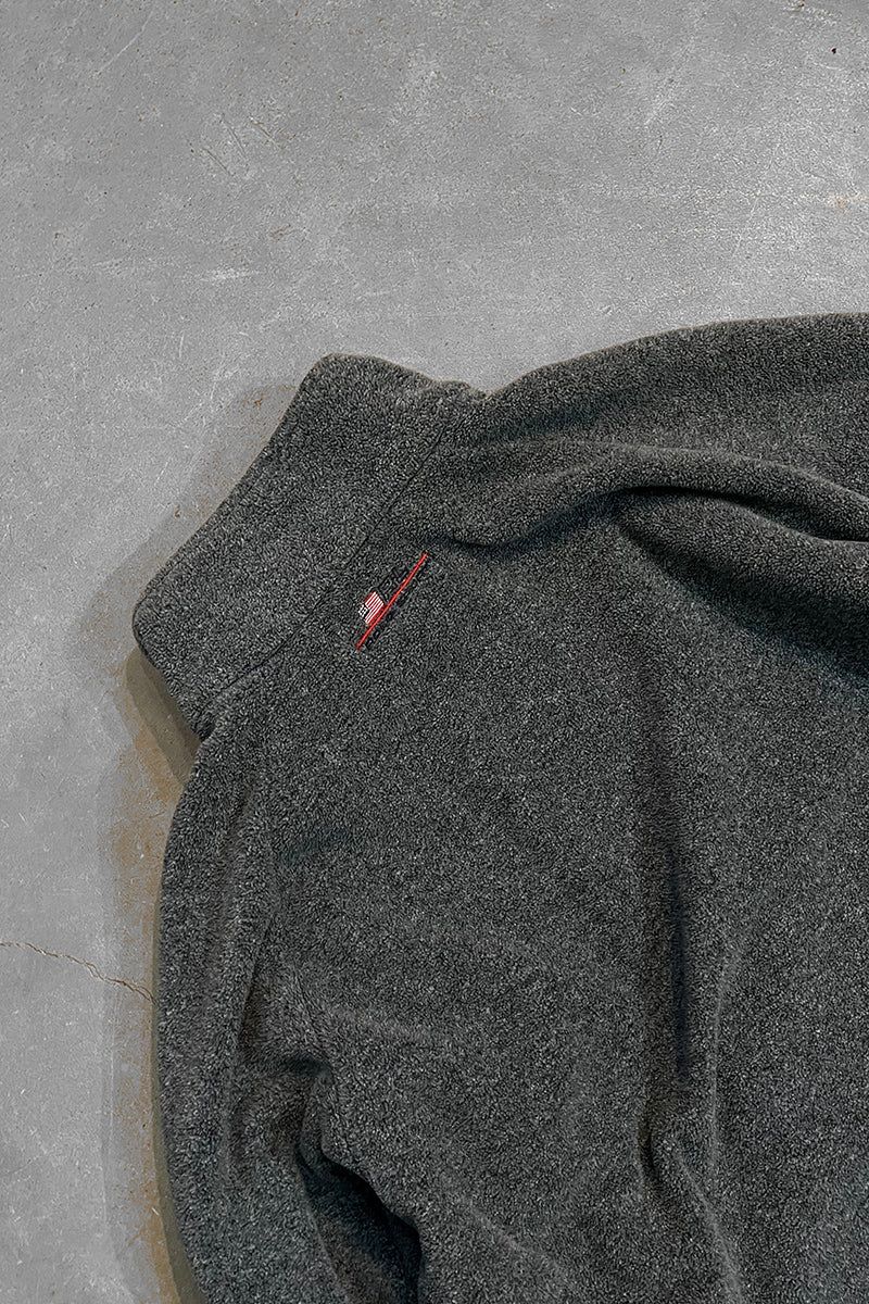 90'S HALF-ZIP POLARTEC FLEECE JACKET / GRAY [SIZE: L USED]