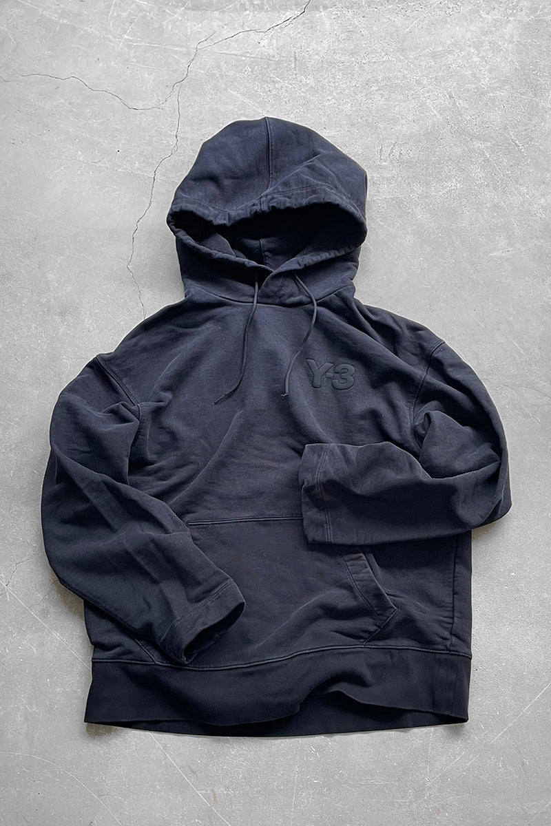 PULLOVER LOGO SWEAT HOODIE / BLACK [SIZE: S USED]